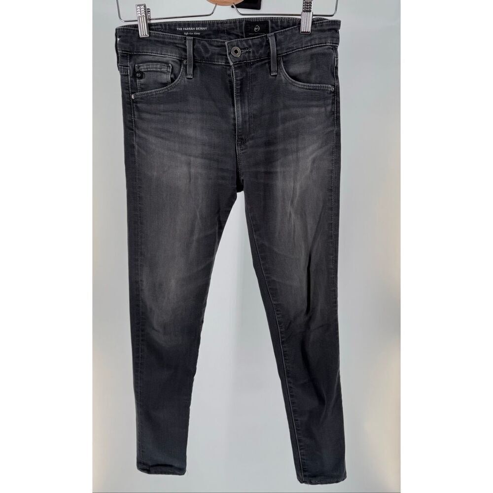 AG Adriano Goldschmied The Farrah Skinny Gray Jeans 27
